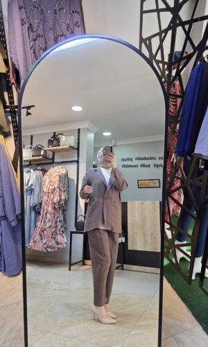 KAHVERENGİ BLAZER TAKIM