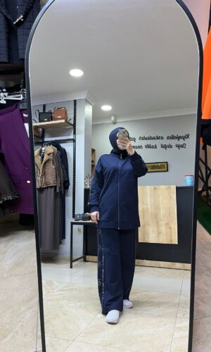 TAŞ DETAYLI İKİLİ TAKIM