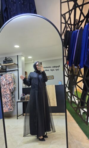 SİYAH ABAYA TAKIM