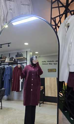 ANGORA HIRKA KAPŞONLU BORDO